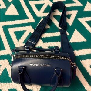 Marc Jacobs Navy Barrel Bag